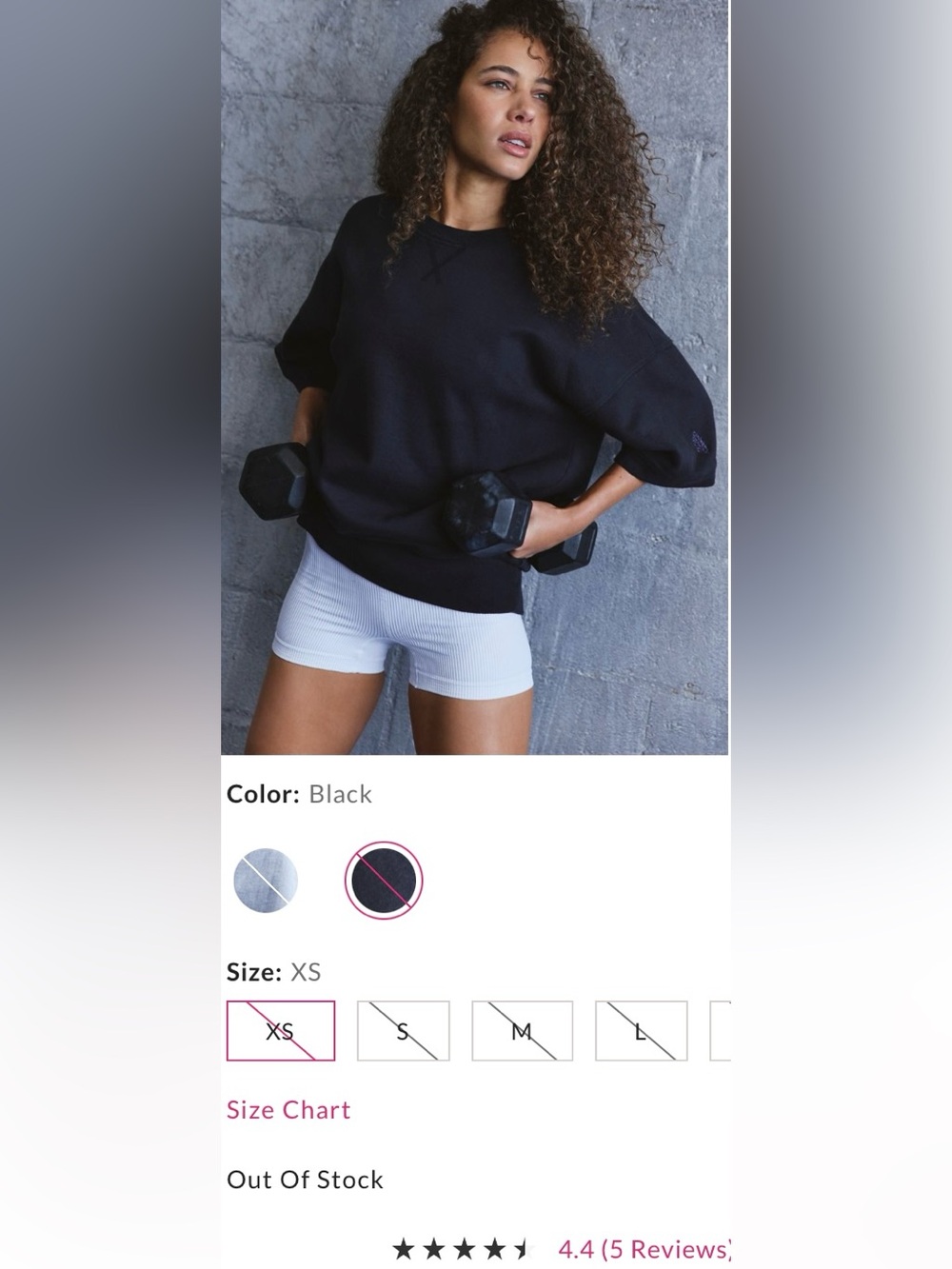 FP Movement by Free People ~ For The Win Short Sleeve Sweatshirt ~ XS~ * N W T * - Picture 2 of 14